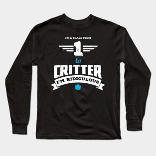 from 1 to Critter Long Sleeve T-Shirt